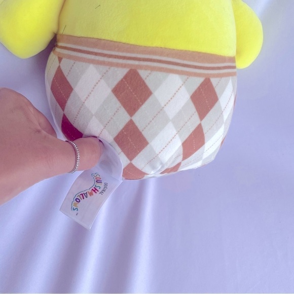 7"  Squishmallows Hello Kitty Plaid Pompompurin - Picture 7 of 8